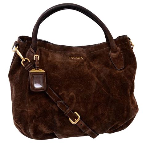 brown suede prada bag|prada brown shoulder bag.